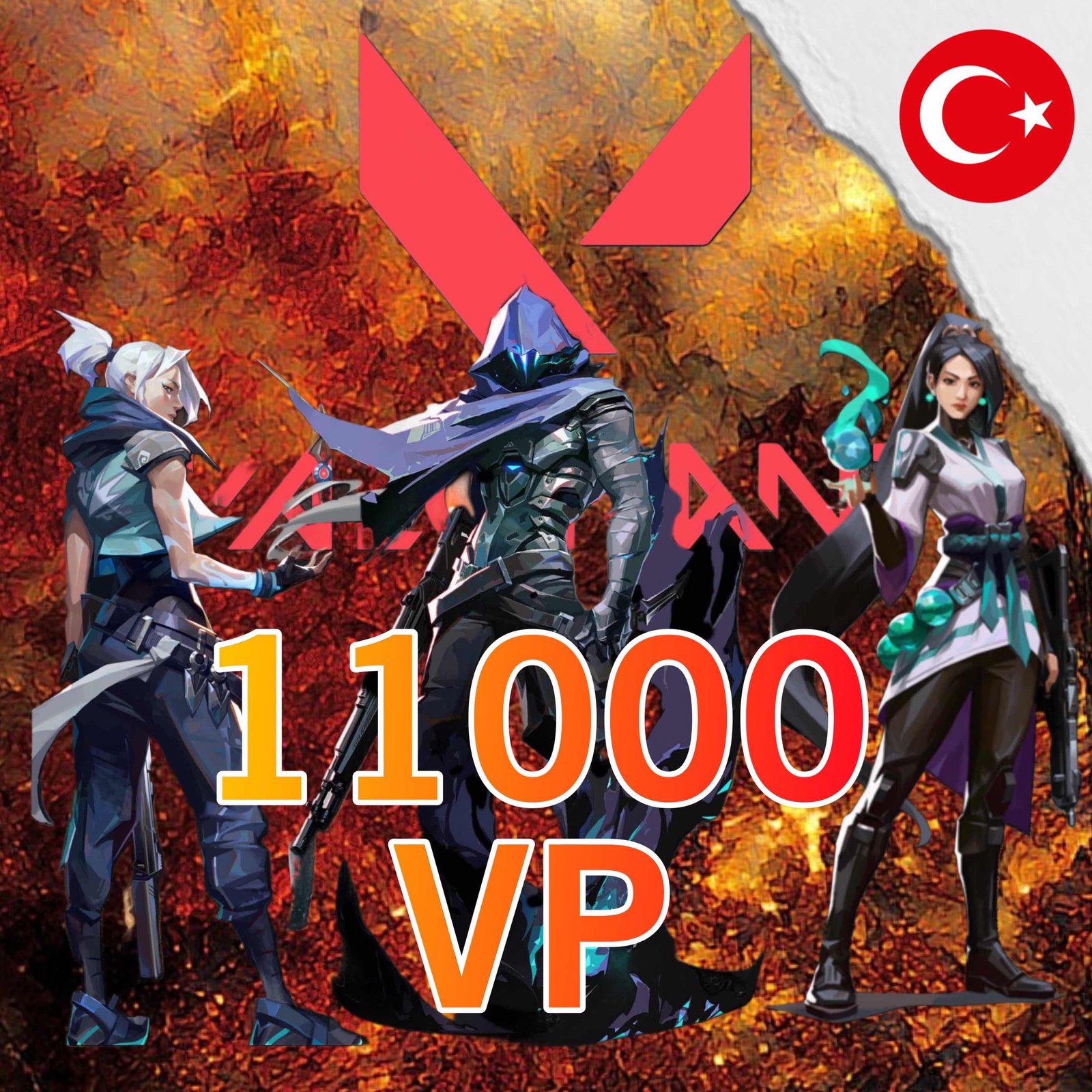  Valorant 11000 VP