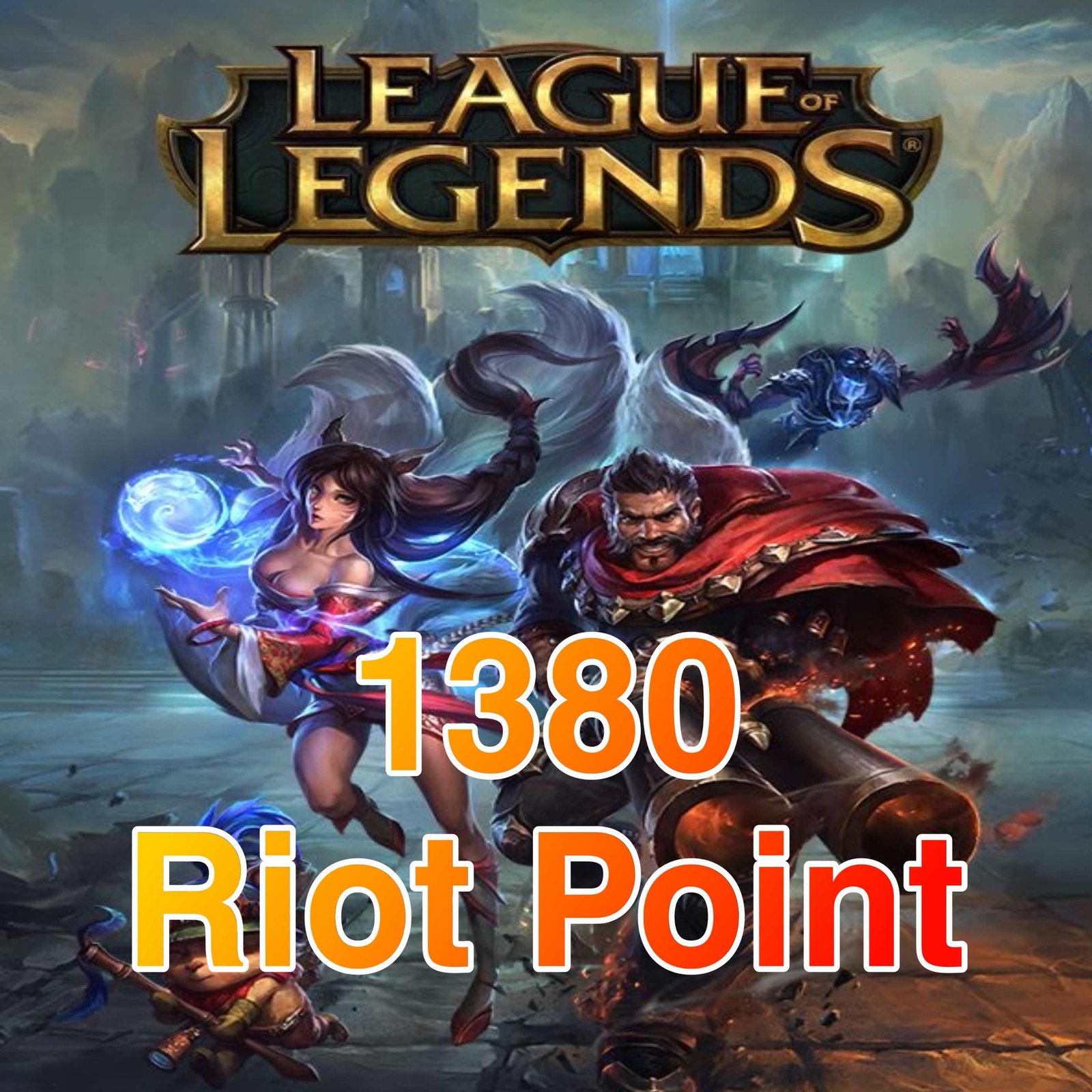  League Of Legends 1380 Riot Points