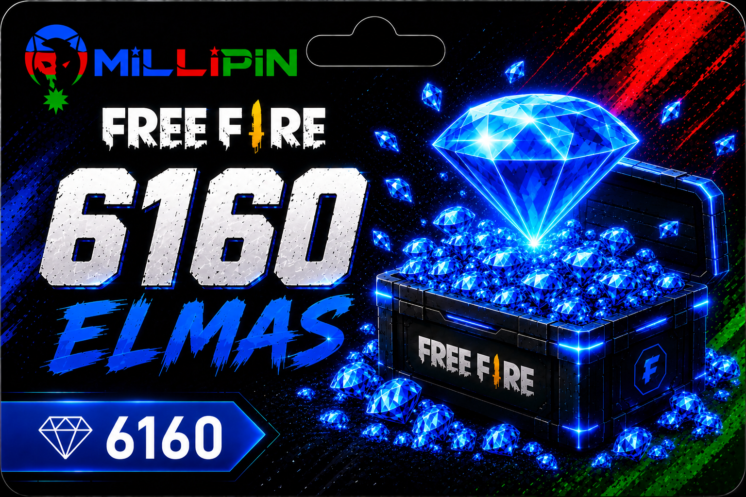 Free Fire 6160 Elmas